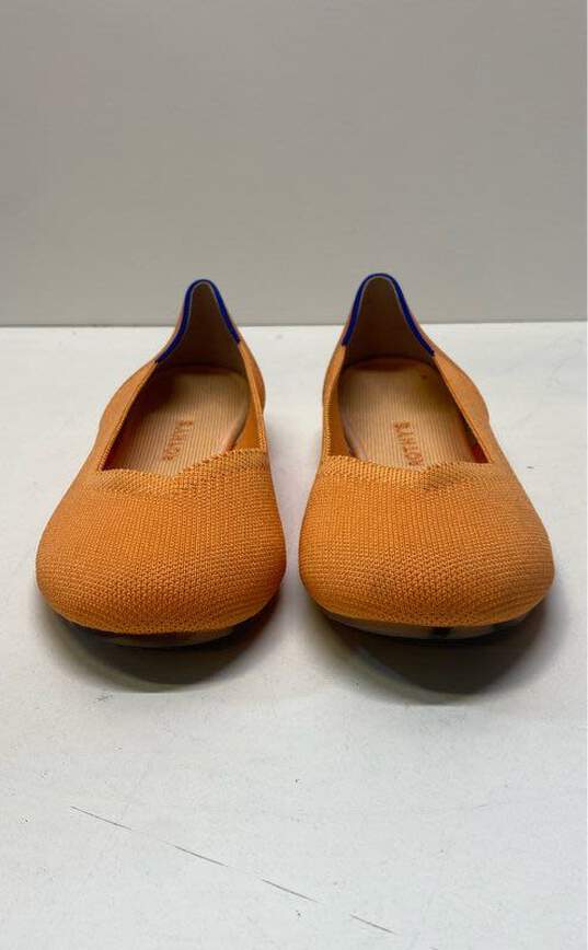 Rothy's The Flat Knit Flats Orange 9.5 image number 3