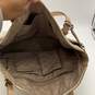 Michael Kors Womens Jet Set Beige Tan Monogram Double Handle Tote Bag Purse image number 5