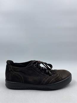 Authentic Giorgio Armani Brown Brogue Sneaker M 7.5