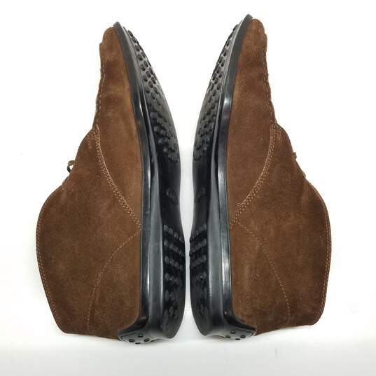 MEN'S TOD'S BROWN SUEDE CHUKKA SHOES SIZE 8.5 image number 2