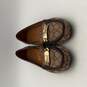 Coach Womens Beige Brown Signature Print Slip-On Loafer Shoes Slipper Size 8.5 image number 4