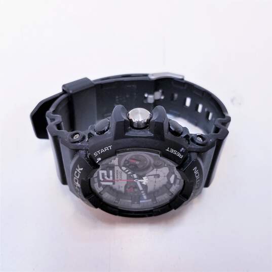 Casio G-Shock GAC-110 Silver Tone And Black Analog With Compass Watch image number 5