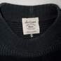 Jackman Tanabe Meriyasu Black Cotton Pullover Sweater Size S image number 3