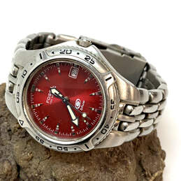 Designer Fossil Blue AM-3577 Stainless Steel Round Dial Analog Wristwatch