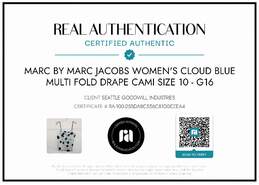 AUTHENTICATED WMN'S MARC BY MARC JACOBS MULTI FOLD DRAPE CAMI SIZE 10 alternative image