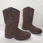 Irish Setter Two Harbor Waterproof Brown Leather Pull On Work Boot Men's Size 10 image number 3