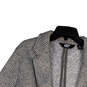 Womens Gray Houndstooth Single Breasted One Button Blazer Size 1X (16W-18W) image number 3