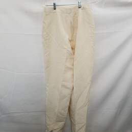 Neiman Marcus Silk Linen Blend Pants Size 12 alternative image