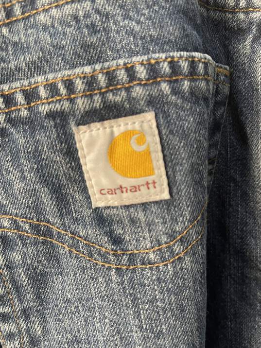 Carhartt Womens Blue Jeans Size 14/32 image number 3