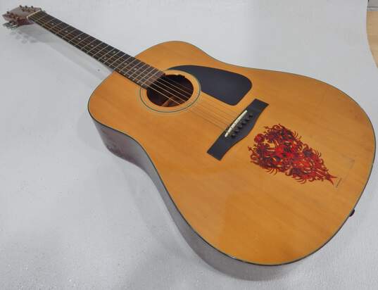VNTG Fender Brand Alexus 30 Model Wooden Acoustic Guitar image number 3