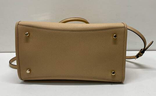 COACH 33995 Linud Beige Leather Carryall Crossbody Bag image number 5