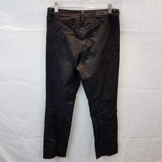 AG Adriano Goldschmied The Isabelle X High-Rise Straight Crop Angled Pocket Ag-ed Denim Jeans Adult Size 27 image number 3