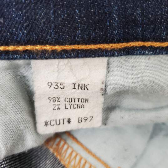 J. Brand WM's Blue Denim Slim Jeans Size 27W x 24L image number 3