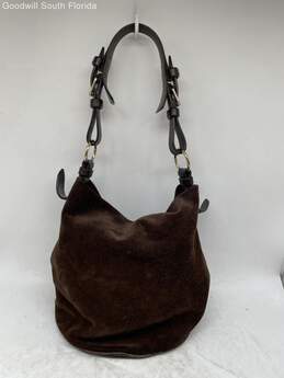 Dooney & Bourke Womens Deep Brown Bucket Style Handbag alternative image