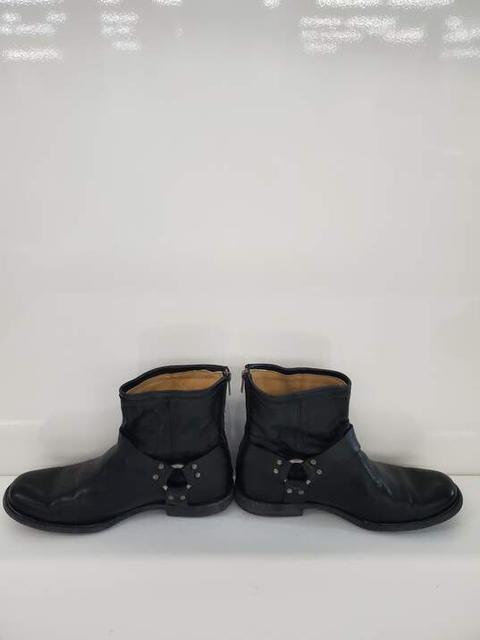 Frye Men Black Leather Size 9.5D image number 2