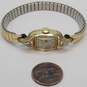 Vintage Elgin 14K Yellow Gold Case Diamond Accent 17 Jewels Ladies Watch 19.8g image number 2