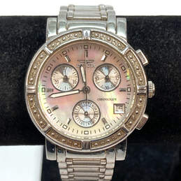 Designer Invicta 4718 Silver-Tone Chronograph Quartz Analog Wristwatch 94g alternative image