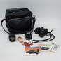 Pentax MV 35mm SLR Film Camera w/ 2 Lens, Flash, Exposure Meter & Bag image number 1