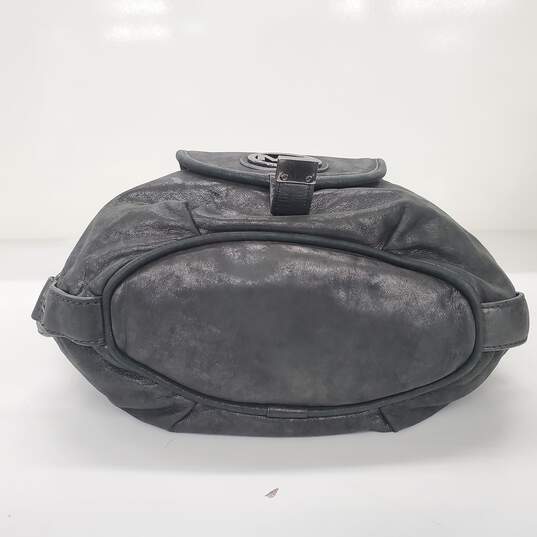 Michael Kors Black Leather Hobo Hand Bag image number 5