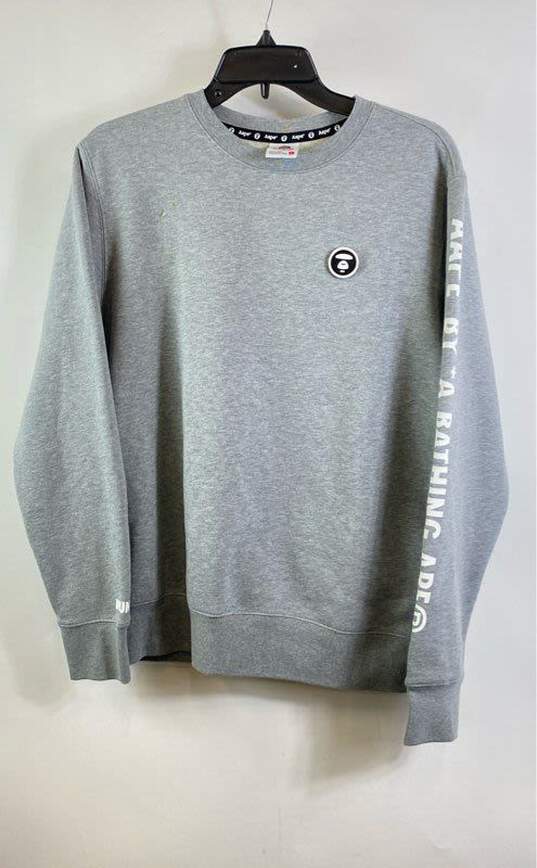 Aape By A Bathing Ape Gray Sweater - Size Large image number 1