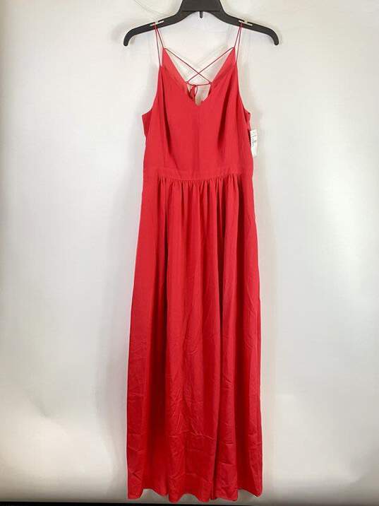 1 State Women Pink V Neck Strap Maxi Dress S image number 1