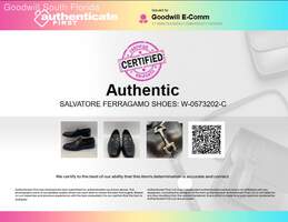 Authentic Salvatore Ferragamo Black Shoes Size 10 alternative image