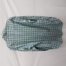 Bugatchi Uomo Men's Blue Plaid Long Sleeve Shirt Size M alternative image