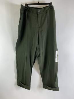 A New Day Women Green Ankle Pants 18R NWT