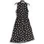 NWT Anne Klein Womens Black Floral Sleeveless Fit & Flare Dress Size 4 image number 2