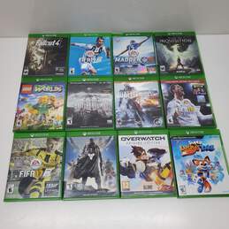 x12 Mixed Lot XBOX One Untested P/R* Games Fallout 4 Fifa 19++ alternative image