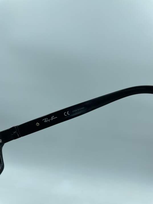Ray-Ban Black Rectangle Eyeglasses Rx image number 6