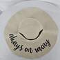 Always On Vacay Embroidered Straw Sun Hat image number 1
