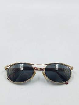 Maui Jim Gold Oval Sunglasses