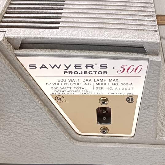 Vintage Sawyer's 500 Slide Projector image number 6