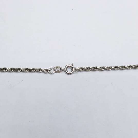 Sterling Silver Rope Chain 30" Necklace 13.0g image number 4