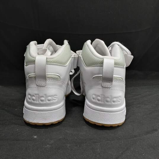 Adidas Super Cloudfoam Comfort  Women's White Leather High-Tops Size 6 image number 4