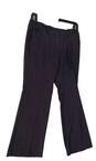 Womens Black Pockets Straight Leg Dress Pants Size 4P image number 1