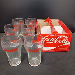 Vintage Bundle of 12 Assorted Coca-Cola Glasses alternative image