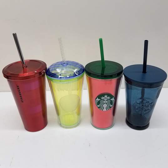 Starbucks 16 Ounce Clear Tumbler with Straw, 1 Each 