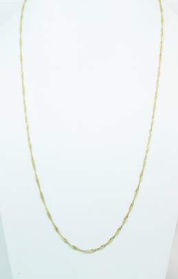 14K Yellow Gold Twisted Chain Necklace 5.3g