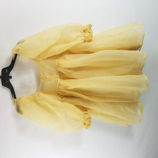 Vici Women Yellow Dress Size XS image number 2