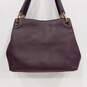 Michael Kors Purple Studded Leather Handbag image number 4