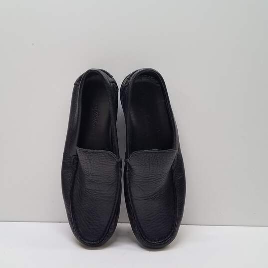 Tommy Bahama Leather Slip On Flats Black Men's Size 8.5 image number 6