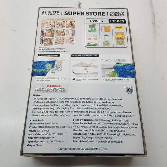 Rolife Super Creator Super Store Double Joy Bubble Tea DIY Kit image number 2
