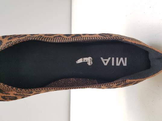 Mia Brown Leopard Print Flats Size 10 image number 8