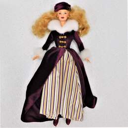 Mattel Barbie Victorian Ice Skater Collector Doll W/ Rotating Stand IOB alternative image