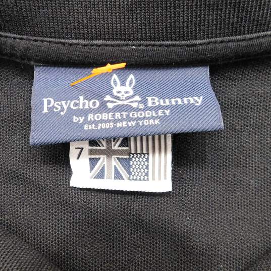 Psycho Bunny Mens Polo Shirt Size 7 Robert Godley London Pima Cotton image number 4
