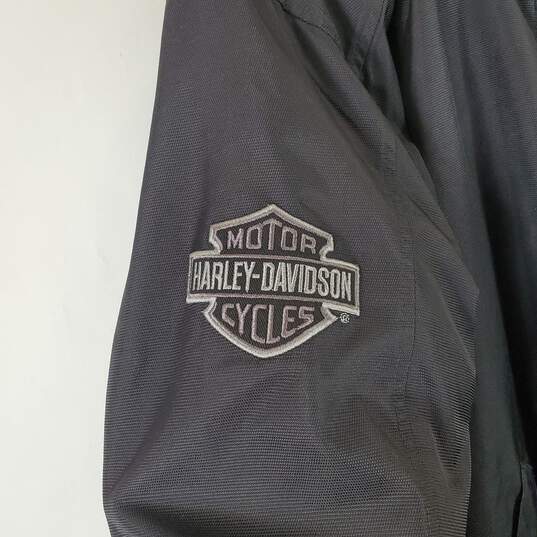 Harley Davidson Men's Black Jacket SZ M image number 4