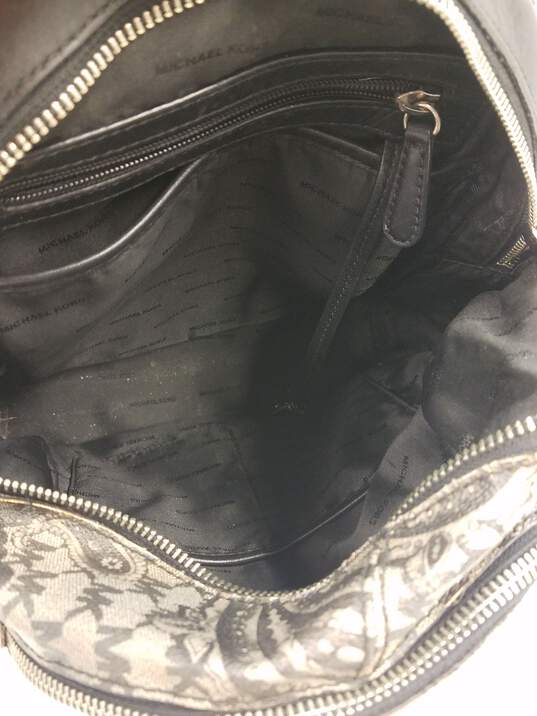 Michael Kors Rhea Paisley Medium Backpack Black image number 5
