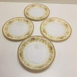 Bundle of 4 James Japanese China Meito Barbizon Assorted Plates